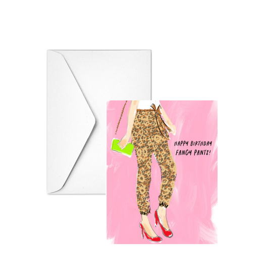 FANCY PANTS - Note Card