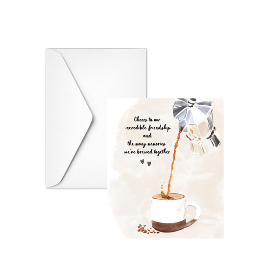 BREWED TOGETHER - Note Card