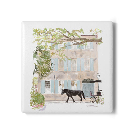 Black Horse-Ceramic Coaster