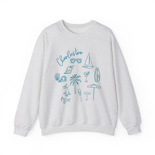 CHARLESTON IN BLUE - Crewneck