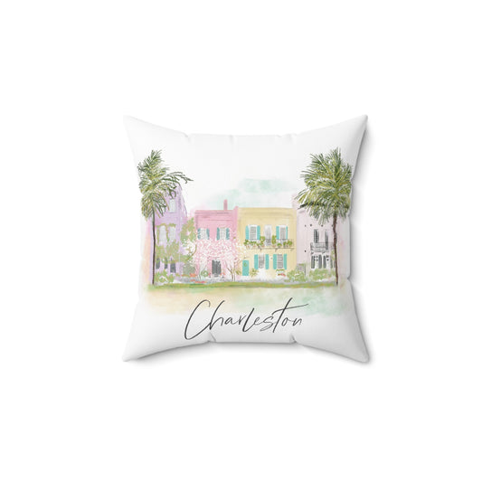 Spun Polyester Square Pillow