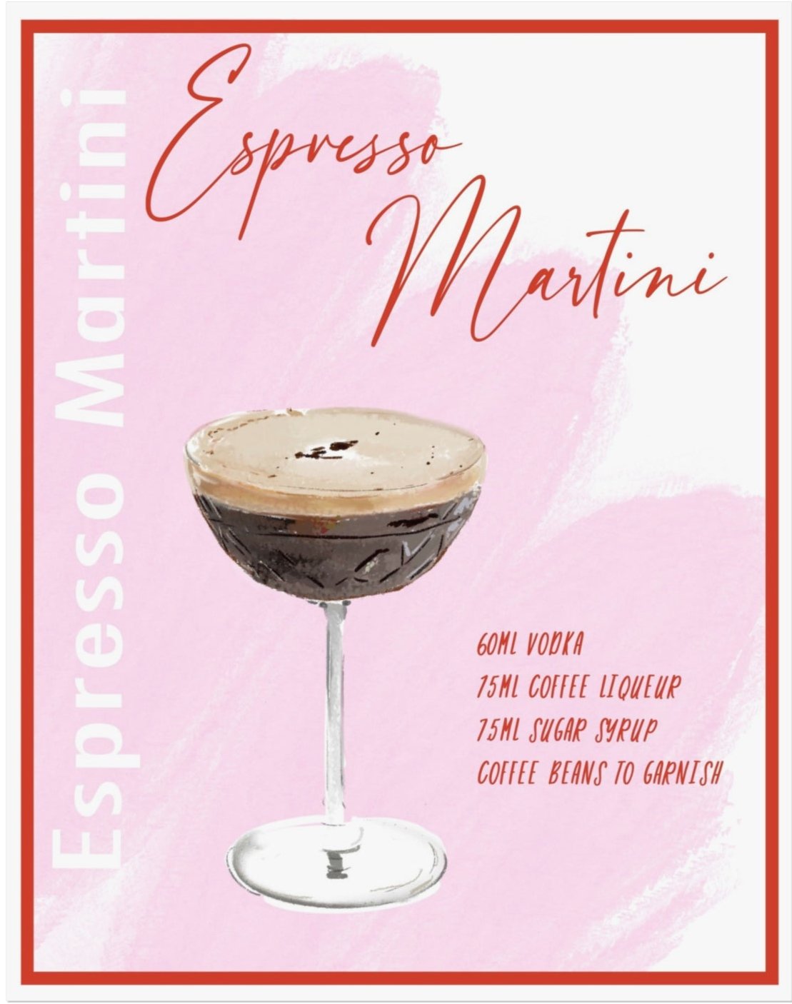 ESPRESSO MARTINI - Art Print