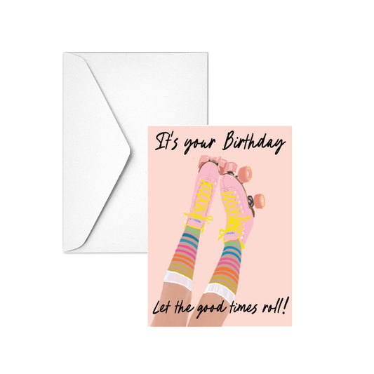 GOOD TIMES ROLL - Note Card