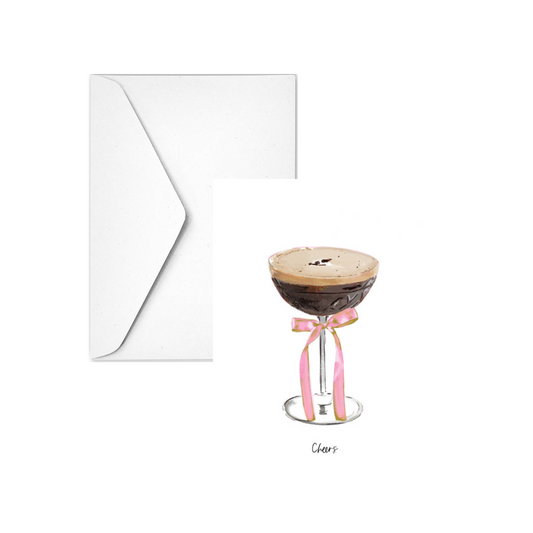 ESPRESSO CHEERS - Note Card