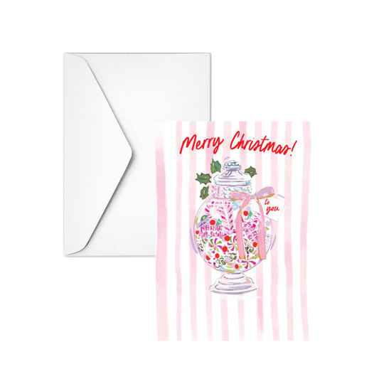 MERRY CHRISTMAS CANDY - Note Card