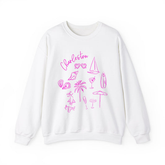 CHARLESTON IN PINK - Crewneck