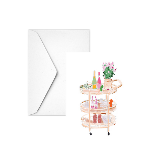 BAR CART - Note Card
