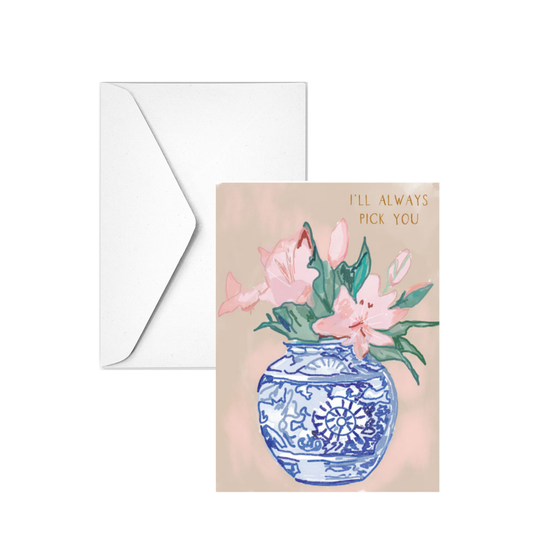 I'LL PICK YOU - Note Card