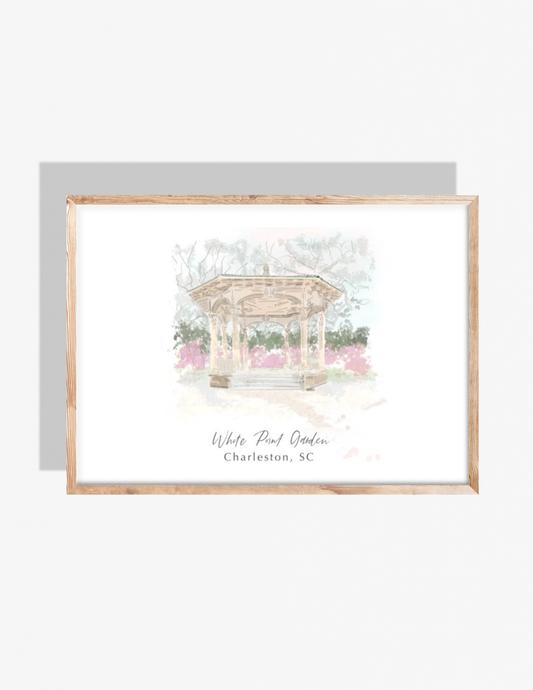 WHITE POINT GARDEN - Art Print