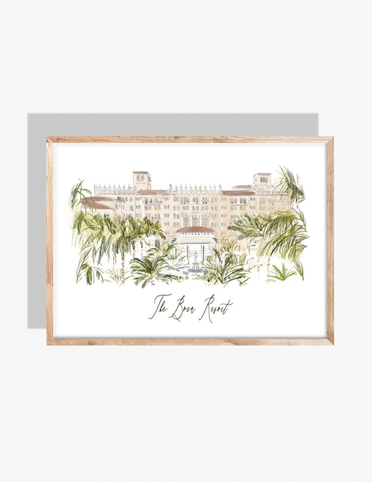 THE BOCA RESORT, FL - Art Print