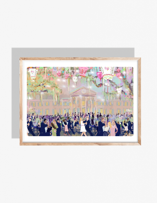 College of Charleston Alumni - Art Print