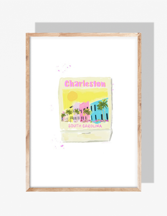 CHARLESTON MATCH - Art Print