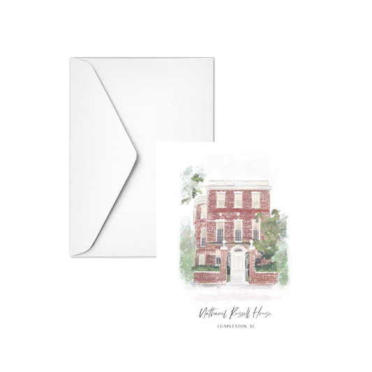 NATHANIEL RUSSELL HOUSE - Note Card
