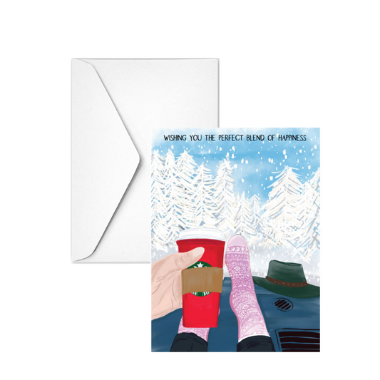 PERFECT BLEND OF HAPPINESS - Note Card
