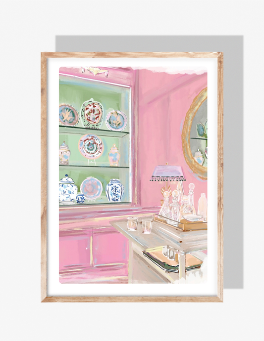 LOVES TO BE HOME - Art Print