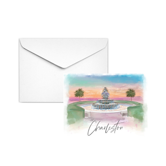 PINEAPPLE FOUNTAIN - Note Card