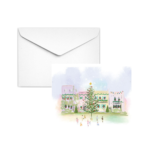 IT'S A RAINBOW ROW CHRISTMAS! - Note Card