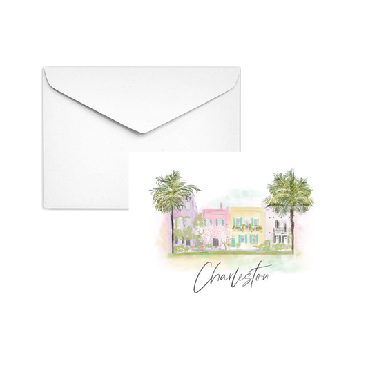 RAINBOW ROW - Note Card