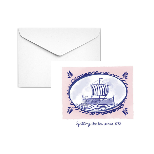 SPILLING THE TEA  - Note Card