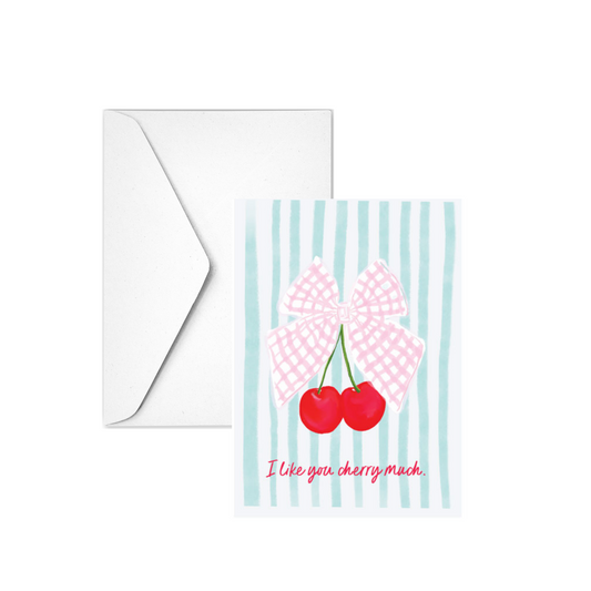 CHERRY MUCH -Note Card