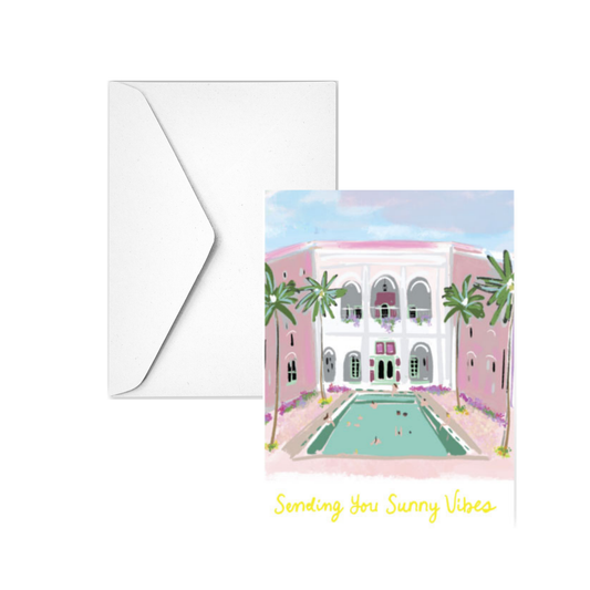 SUNNY VIBES - Note Card
