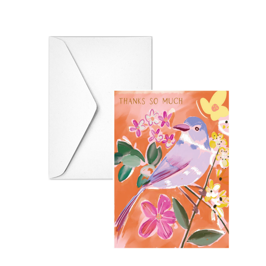 THANKS SO MUCH BIRD - Note Card