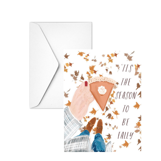TIS THE SEASON TO BE FALLY - Note Card