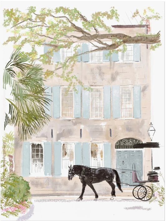 BLACK HORSE - CANVAS 30x40 PRINT
