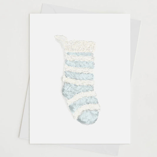 COASTAL STOCKING - Note Card