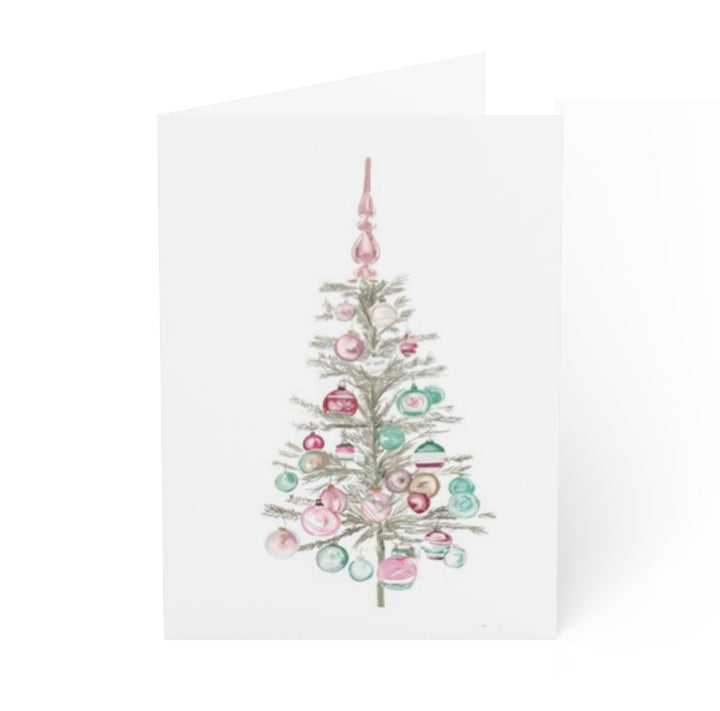 NOSTALGIC CHRISTMAS TREE - Note Card