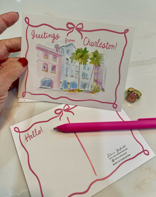 GREETINGS FROM CHARLESTON (SET OF 5)  - Postcards