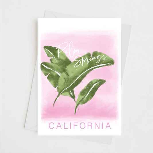 PALM SPRINGS, CALIFORNIA - Note Card