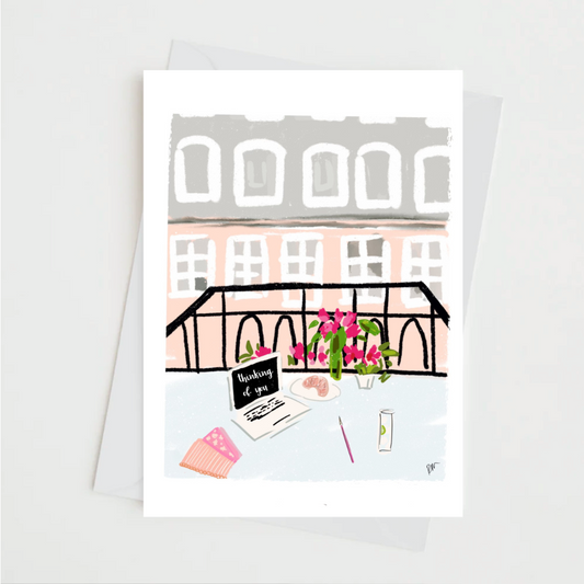 BALCONY BLISS - Note Card