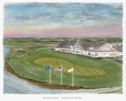 THE OCEAN COURSE - CANVAS 30x40 PRINT