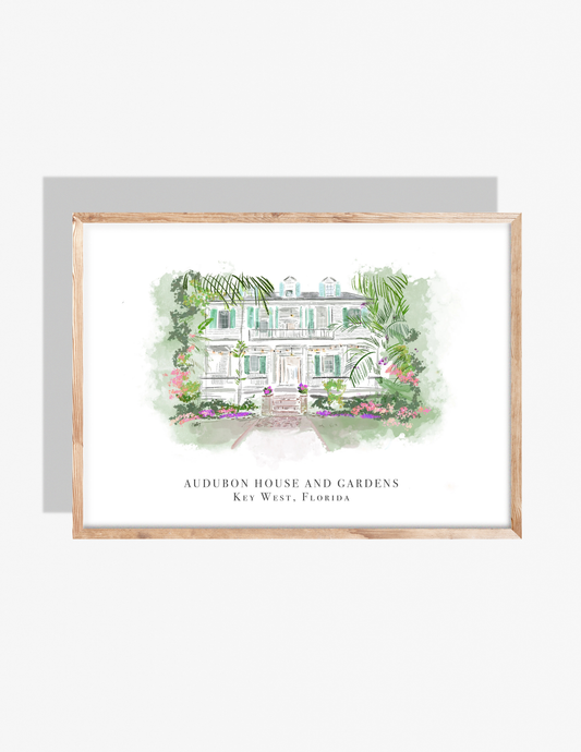 AUDUBON HOUSE KEY WEST- Art Print