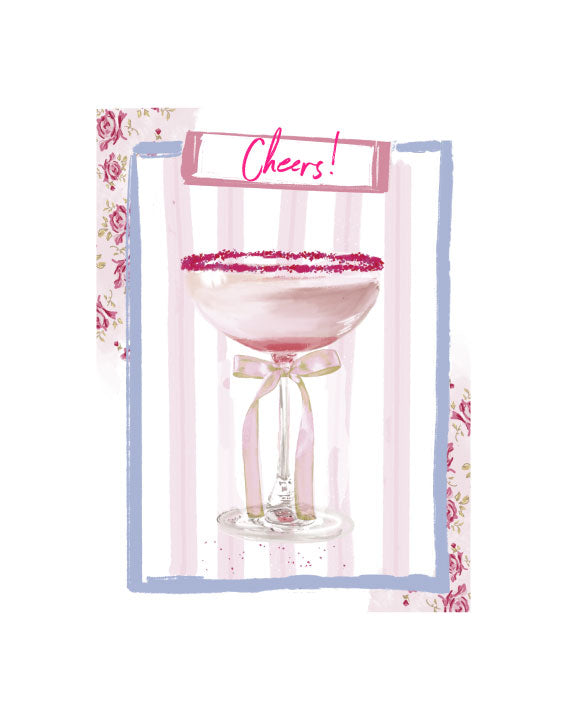 CHEERS COSMO - Note Card