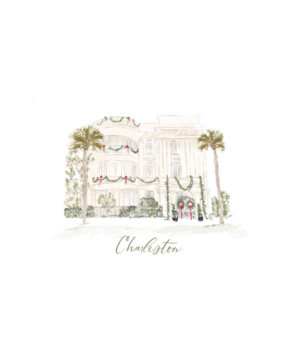 CHARLESTON CHRISTMAS - Note Card