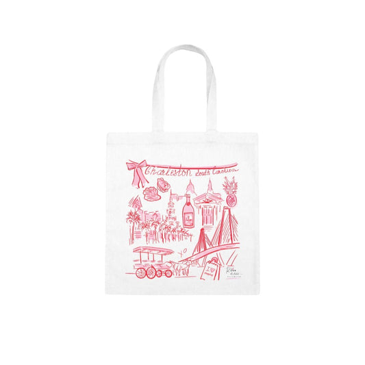 ALL THINGS PINK & RED CHARLESTON - Tote Bag