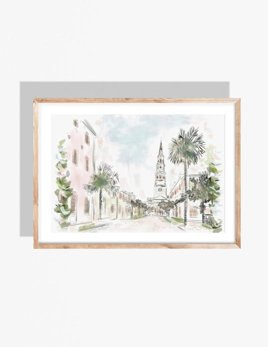 CHURCH ST. -Art Print