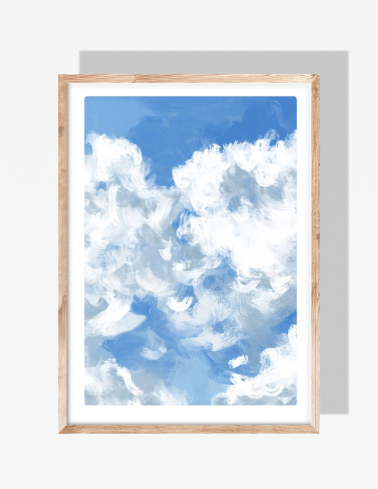 CLOUDS - Art Print