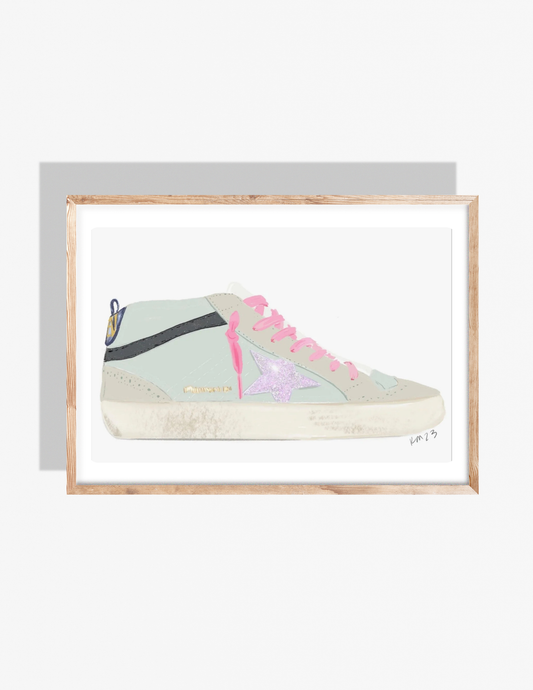 GOLDEN SHOE - Art Print