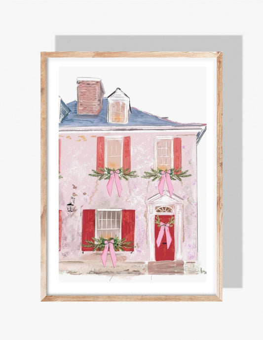 GREENS ON THE PIRATE HOUSE - Art Print