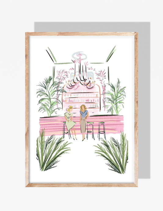 HOTEL BAR - Art Print