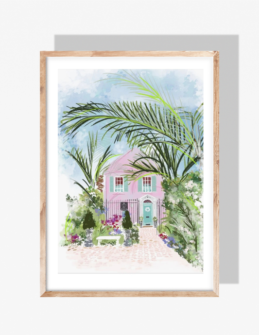 JUNGLE HOUSE - Art Print