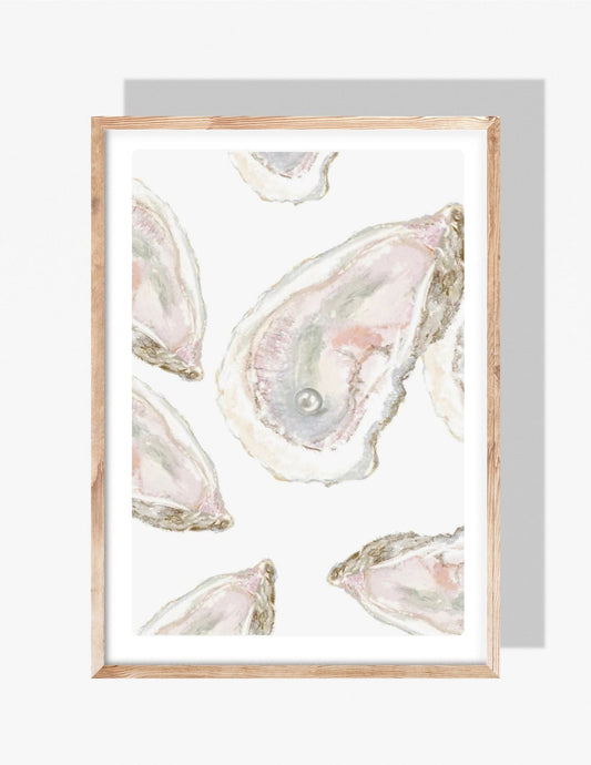 MULTIPLE OYSTER - Art Print