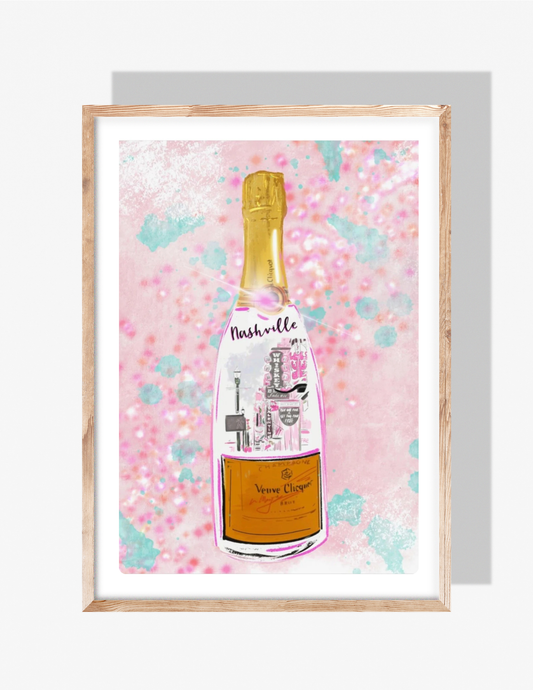 NASHVILLE VEUVE - Art Print