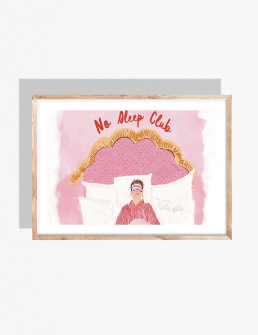 NO SLEEP CLUB - Art Print