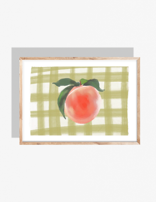 SUMMER PEACH - Art Print