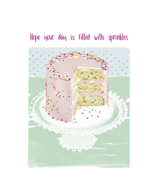 HOPE YOUR DAY IS FILLED WITH SPRINKLES - Note Card