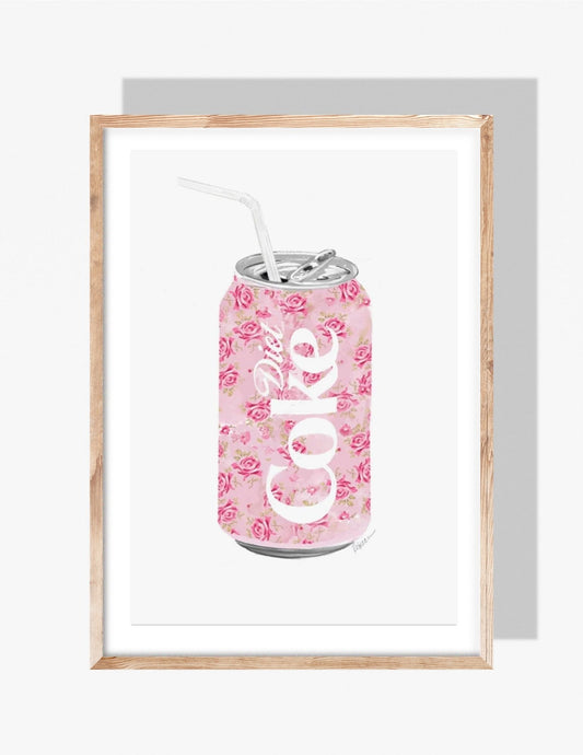 PINK SODA - Art Print